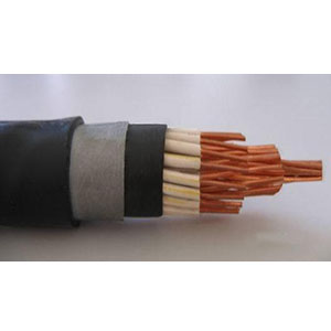 Flame-retardant control cable