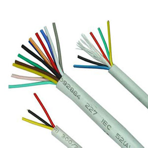 PVC insulated shielded wire