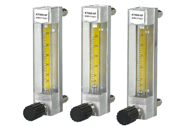 Glass rotor flowmeter